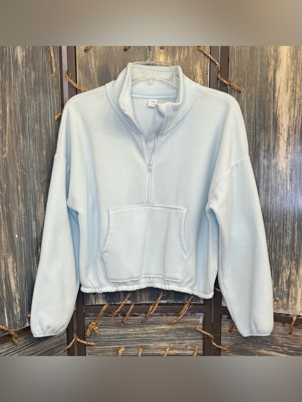 Old Navy Light Blue Fleece Active Pullover